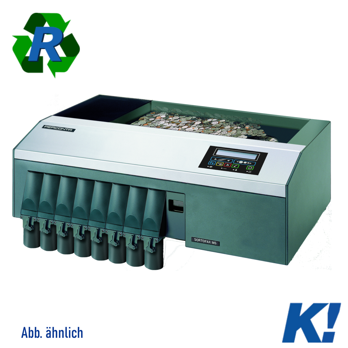 Perconta Sortofax MS9-R Münzzähl- und Sortiersystem