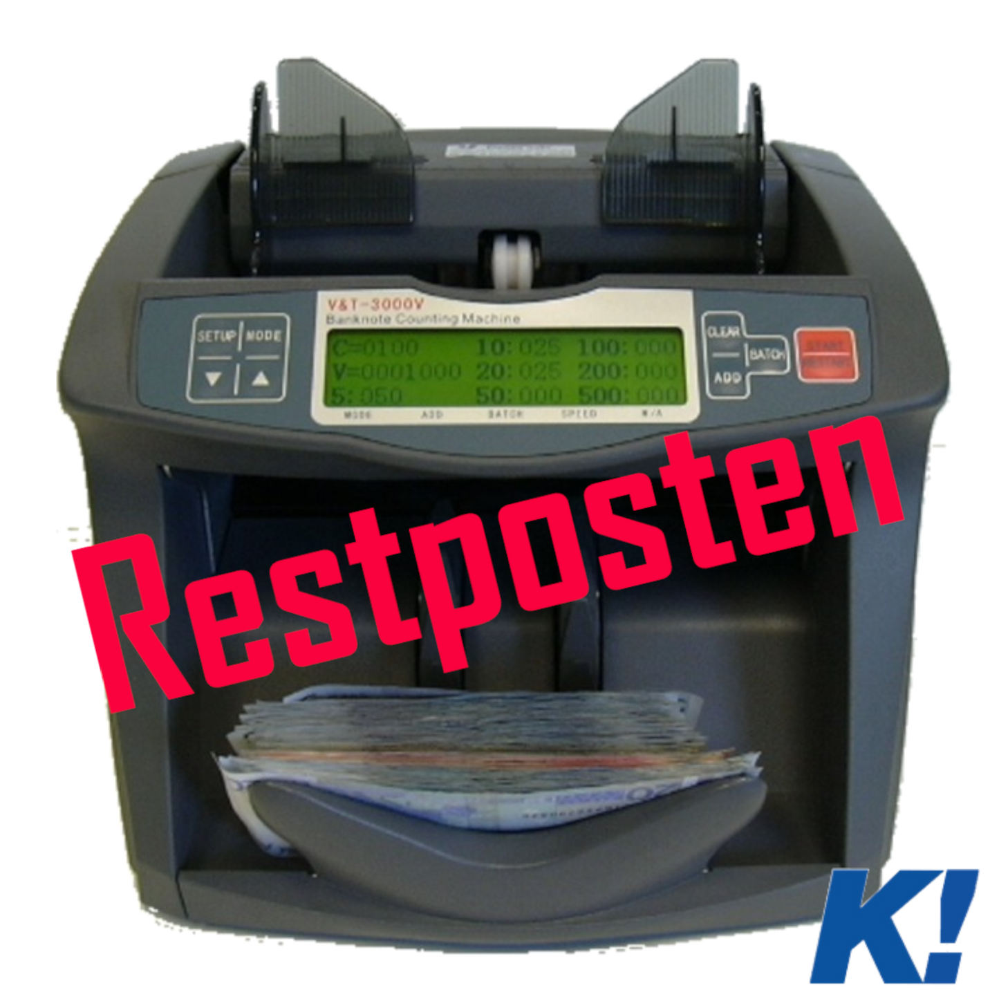 Banknotenzählmaschine V&T-3000V