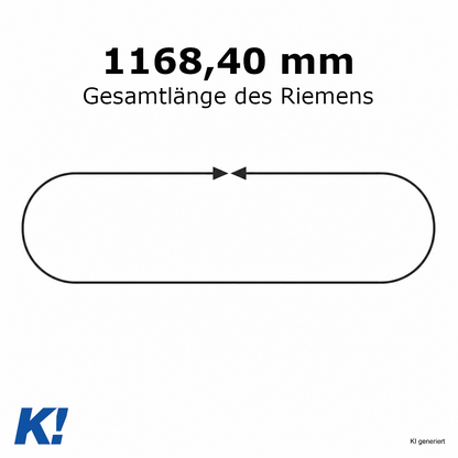 Münztransportriemen PERCONTA Sortofax 460 XL 025